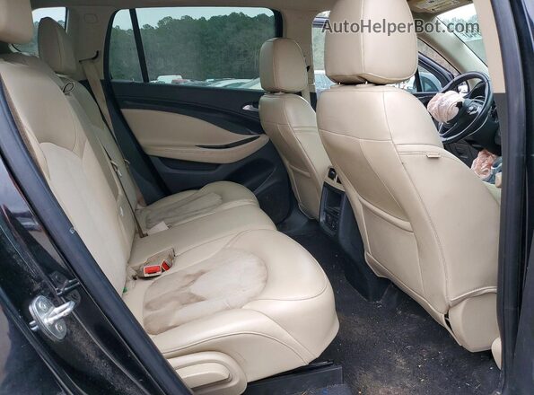 LRBFXASA5HD063051 2017 BUICK ENVISION Black Вид задньої частини салону