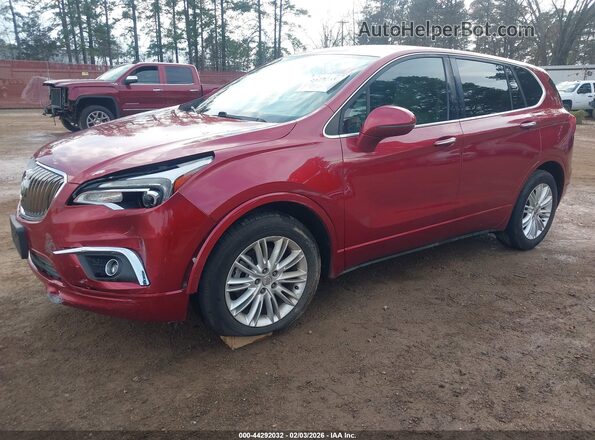 LRBFXASA5HD145233 2017 BUICK ENVISION Красный Передняя левая четверть