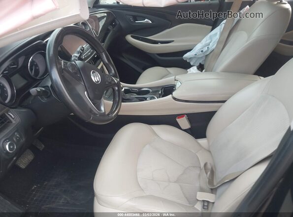 LRBFXBSA8KD015654 2019 BUICK ENVISION Черный Вид салона спереди