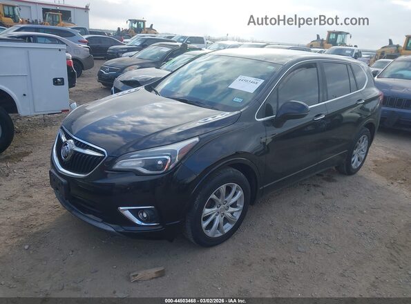 LRBFXBSA8KD015654 2019 BUICK ENVISION Черный Передняя левая четверть