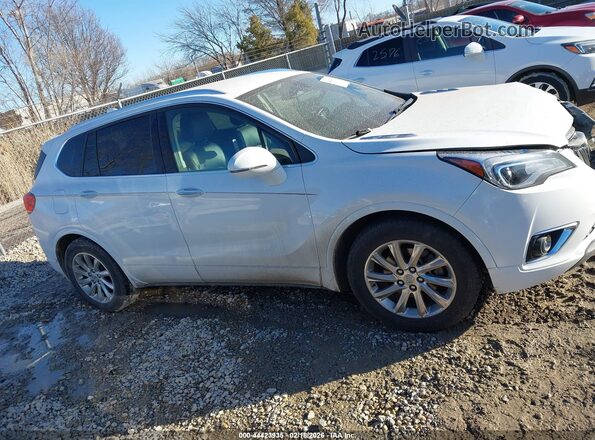 LRBFXCSA0LD031161 2020 BUICK ENVISION Белый Вид задней части салона