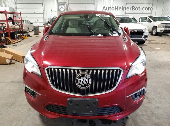 LRBFXCSA6HD054211 2017 BUICK ENVISION Красный Вид спереди
