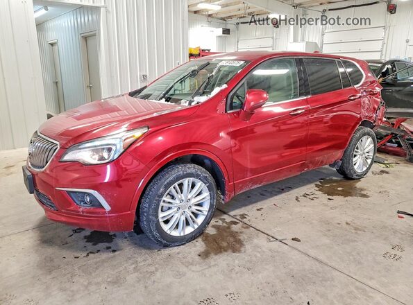 LRBFXCSA6HD054211 2017 BUICK ENVISION Красный Передняя левая четверть