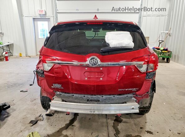 LRBFXCSA6HD054211 2017 BUICK ENVISION Красный Вид сзади