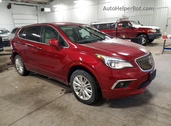 LRBFXCSA6HD054211 2017 BUICK ENVISION Красный Передняя правая четверть