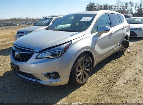 LRBFXCSA6KD004495 2019 BUICK ENVISION Серебряный Передняя левая четверть