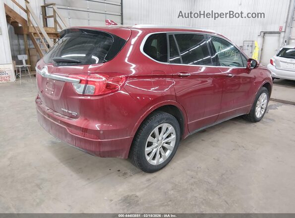 LRBFXDSA2HD147054 2017 BUICK ENVISION Красный Задняя правая четверть