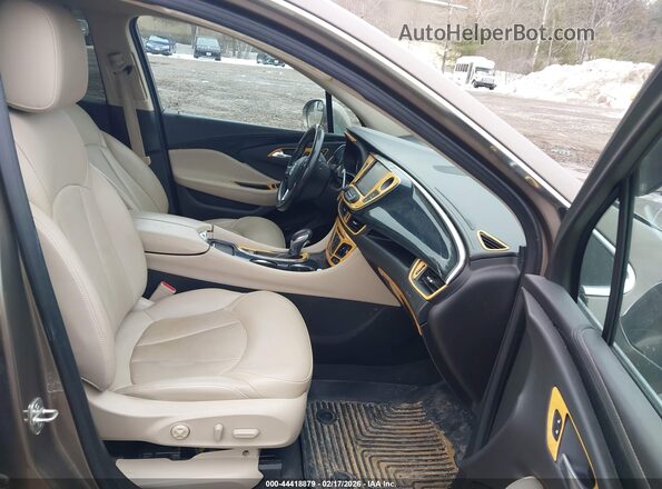LRBFXESX1GD216633 2016 BUICK ENVISION Brown Widok wnętrza z przodu