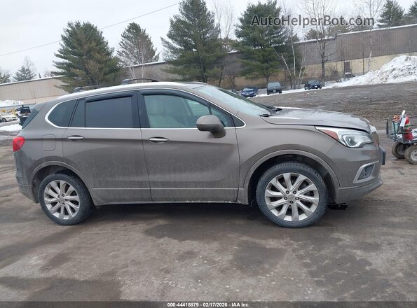 LRBFXESX1GD216633 2016 BUICK ENVISION Brown Widok wnętrza z tyłu