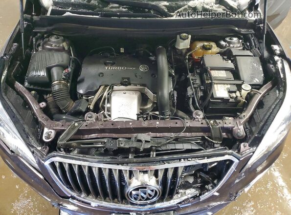 LRBFXESX7GD160360 2016 BUICK ENVISION Серый Вид задней части салона