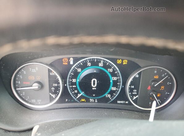 LRBFXESX8GD165177 2016 BUICK ENVISION Charcoal Widok zestawu wskaźników