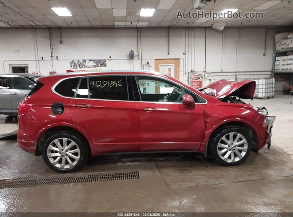 LRBFXESX8GD174896 2016 BUICK ENVISION Red უკანა სალონის ხედი