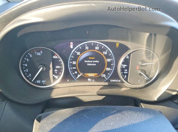 LRBFXFSXXGD142313 2016 BUICK ENVISION Silver Вид щитка приладів