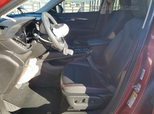 LRBFZNR46ND043758 2022 BUICK ENVISION Темно-бордовый Вид салона спереди