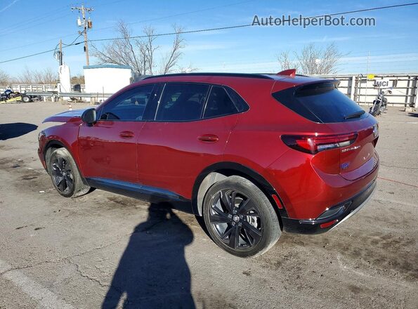 LRBFZNR46ND043758 2022 BUICK ENVISION Темно-бордовый Задняя левая четверть