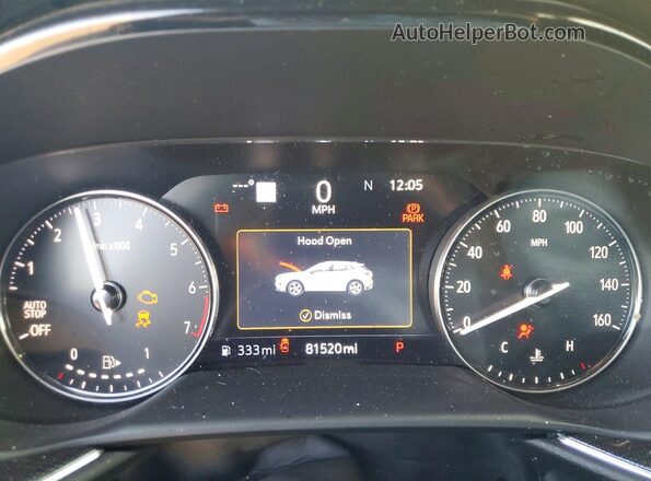 LRBFZNR49MD076316 2021 BUICK ENVISION Black Вид щитка приладів