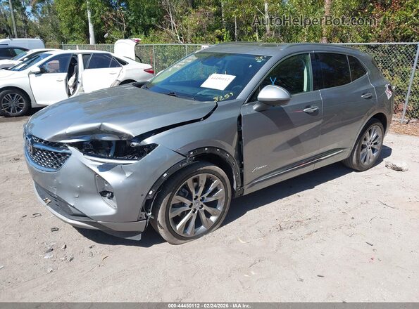 LRBFZRR4XPD048259 2023 BUICK ENVISION Silver Առջևի ձախ երեք քառորդ տեսարան