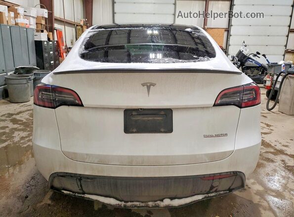 LRWYGDEF1RC662049 2024 TESLA MODEL White Widok z tyłu