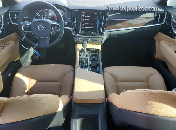 LVYA22MK9LP161084 2020 VOLVO S90 White Widok deski rozdzielczej