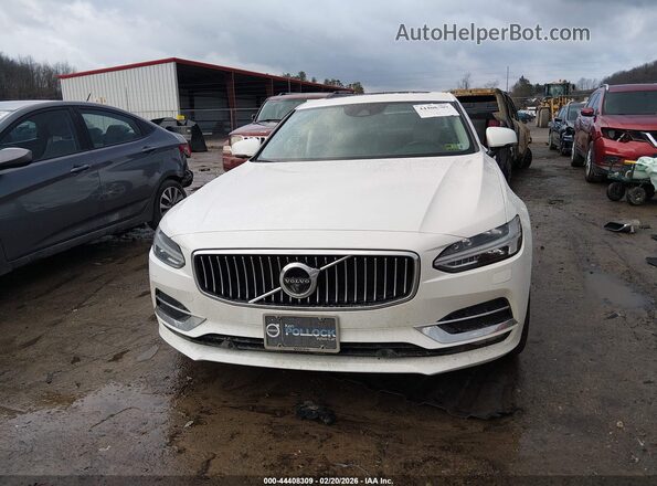 LVYA22ML0LP175089 2020 VOLVO S90 White Widok wnętrza z tyłu