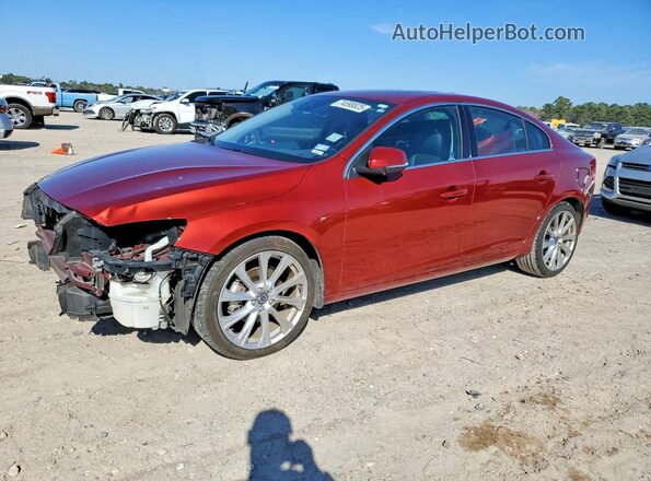 LYV402FM5GB090072 2016 VOLVO S60 Red Przód lewy