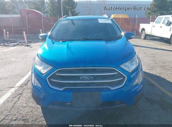 MAJ3P1TE1JC249757 2018 FORD ECOSPORT Blue Vista del cuadro de instrumentos