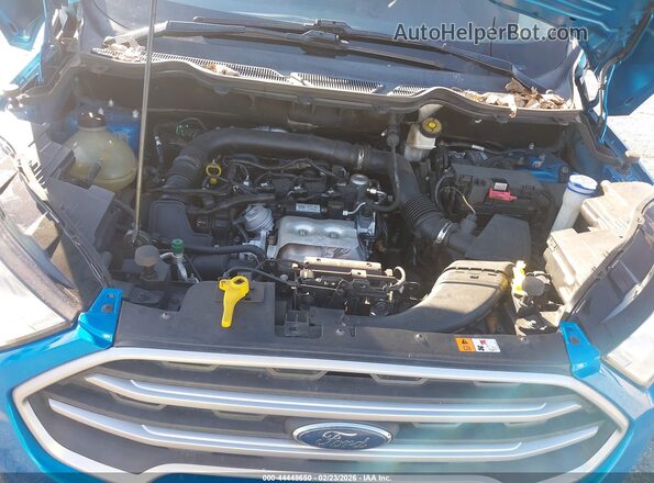 MAJ3P1TE1JC249757 2018 FORD ECOSPORT Blue Vista trasera