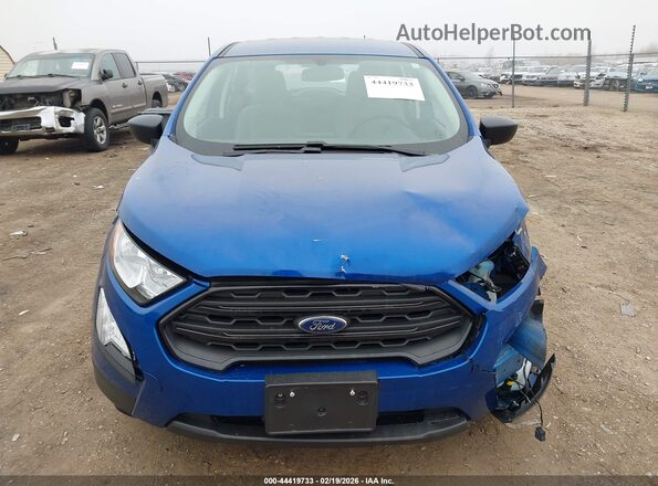 MAJ3S2FE7KC269383 2019 FORD ECOSPORT Blue Widok zestawu wskaźników