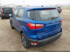 2019 Ford Ecosport S Blue vin: MAJ3S2FE7KC269383 2019 Ford Ecosport S Blue vin: MAJ3S2FE7KC269383