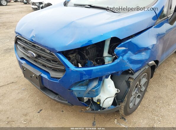 MAJ3S2FE7KC269383 2019 FORD ECOSPORT Blue Widok z przodu