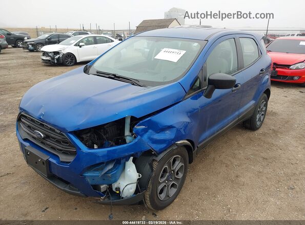 MAJ3S2FE7KC269383 2019 FORD ECOSPORT Blue Przód lewy