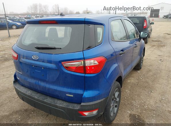 MAJ3S2FE7KC269383 2019 FORD ECOSPORT Blue Tył prawy