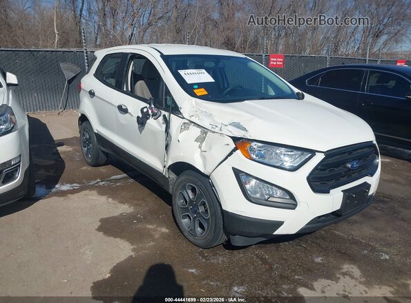 MAJ3S2FE7LC346626 2020 FORD ECOSPORT White Delantero derecho
