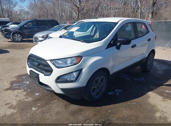 MAJ3S2FE7LC346626 2020 FORD ECOSPORT White Vista tres cuartos delantera izquierda
