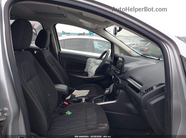 MAJ3S2GE1KC250164 2019 FORD ECOSPORT Silver Widok wnętrza z przodu