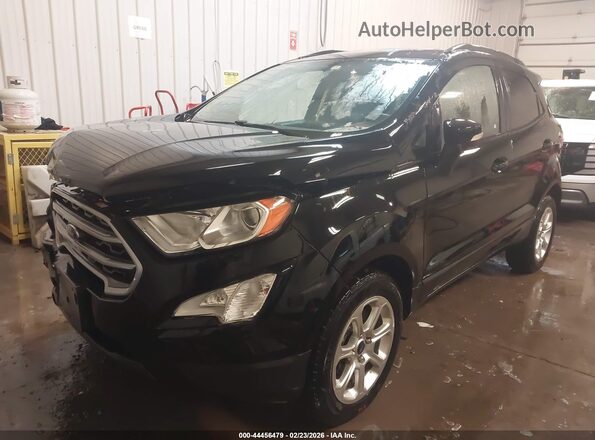 MAJ3S2GE8KC293965 2019 FORD ECOSPORT Black წინა მარცხენა ხედი სამი მეოთხედიდან