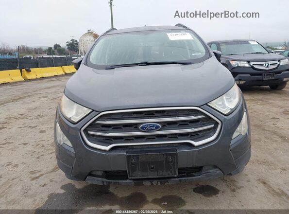 MAJ3S2GE9KC291237 2019 FORD ECOSPORT Gray Widok zestawu wskaźników
