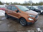 2018 Ford Ecosport Ses Orange vin: MAJ6P1CL7JC162182