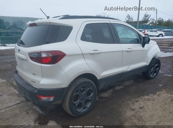 MAJ6P1CL7JC169617 2018 FORD ECOSPORT Белый Задняя правая четверть