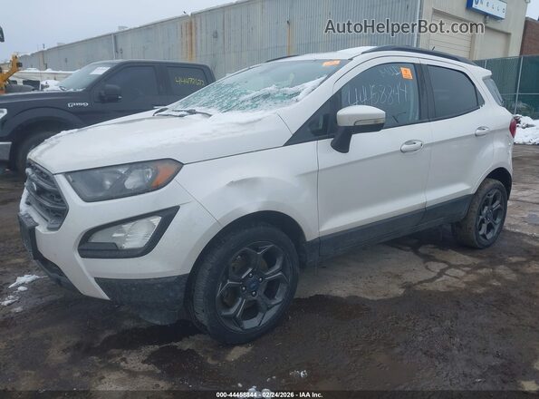 MAJ6P1CL7JC169617 2018 FORD ECOSPORT Белый Передняя левая четверть
