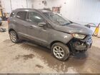 2018 Ford Ecosport Se Gray vin: MAJ6P1UL0JC200642