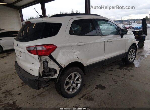 MAJ6P1UL1JC233603 2018 FORD ECOSPORT Белый Задняя правая четверть