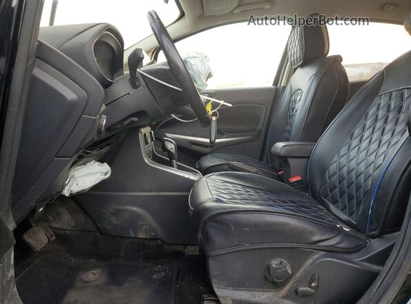 MAJ6P1UL5JC217002 2018 FORD ECOSPORT Black Widok wnętrza z przodu
