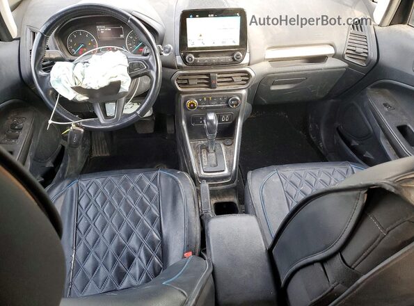 MAJ6P1UL5JC217002 2018 FORD ECOSPORT Black Widok deski rozdzielczej