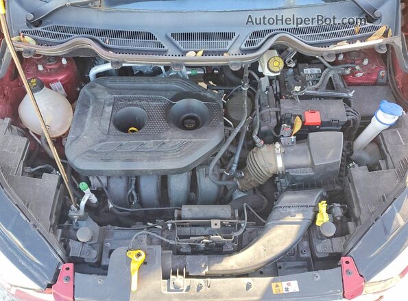 MAJ6S3GL0KC264137 2019 FORD ECOSPORT Red Շարժիչի բաժամունքի տեսք