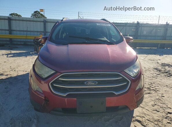 MAJ6S3GL0KC264137 2019 FORD ECOSPORT Red Դիմացի տեսք