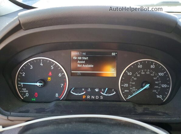 MAJ6S3GL0LC325956 2020 FORD ECOSPORT Серый Вид щитка приборов