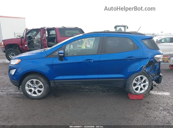 MAJ6S3GL1NC465615 2022 FORD ECOSPORT Синий 