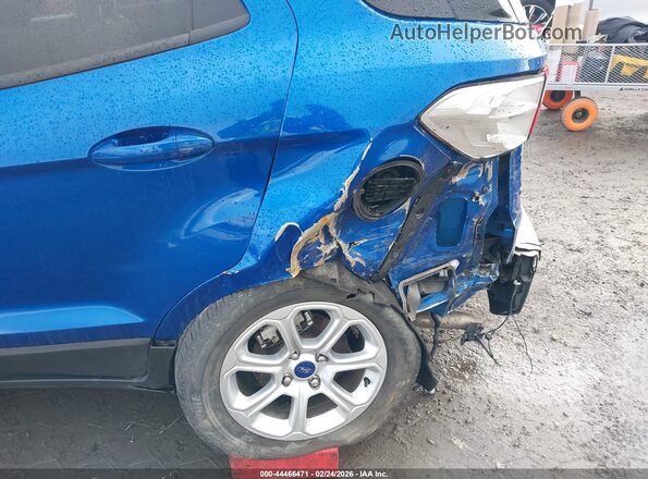 MAJ6S3GL1NC465615 2022 FORD ECOSPORT Синий 