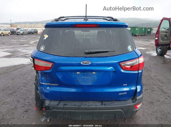 MAJ6S3GL1NC465615 2022 FORD ECOSPORT Синий 